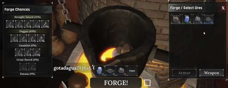 the forge wiki – adding ores into the crucible