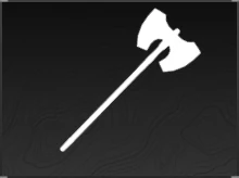Double Battle Axe weapon image on The Forge Wiki