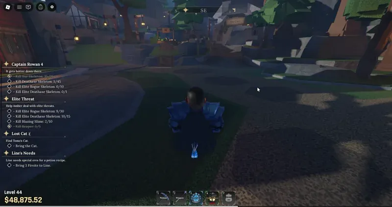 Race Menu screen to swap races anywhere, the forge race